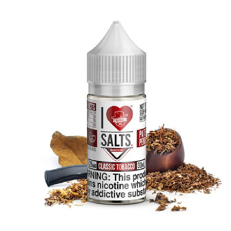 I Love Salts Classic Tobacco E-liquid 30ml